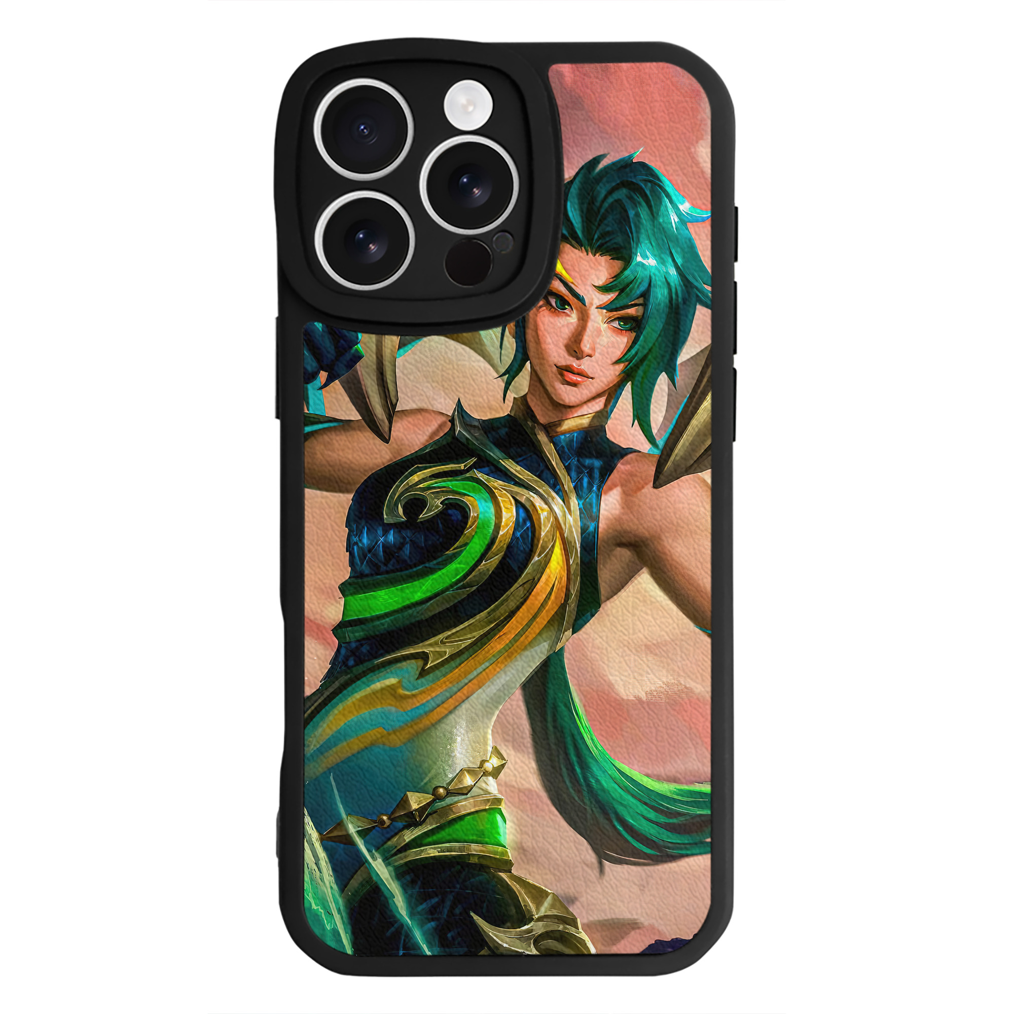 リーグ・オブ・レジェンド League of Legends LOL 【iPhone 16シリーズ対応】シリコンスマホケース（レザー調） 材質：シリコン